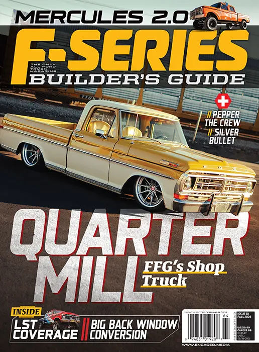 F-Series Builder's Guide Print Subscription